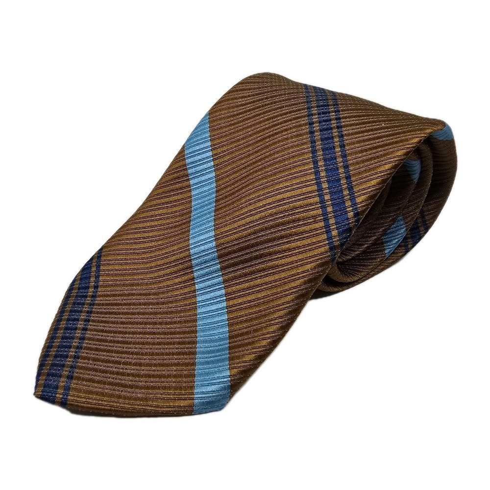 Beau Brummel Vintage Mr Wonderful Wash n Wear Neck Tie Brown‎